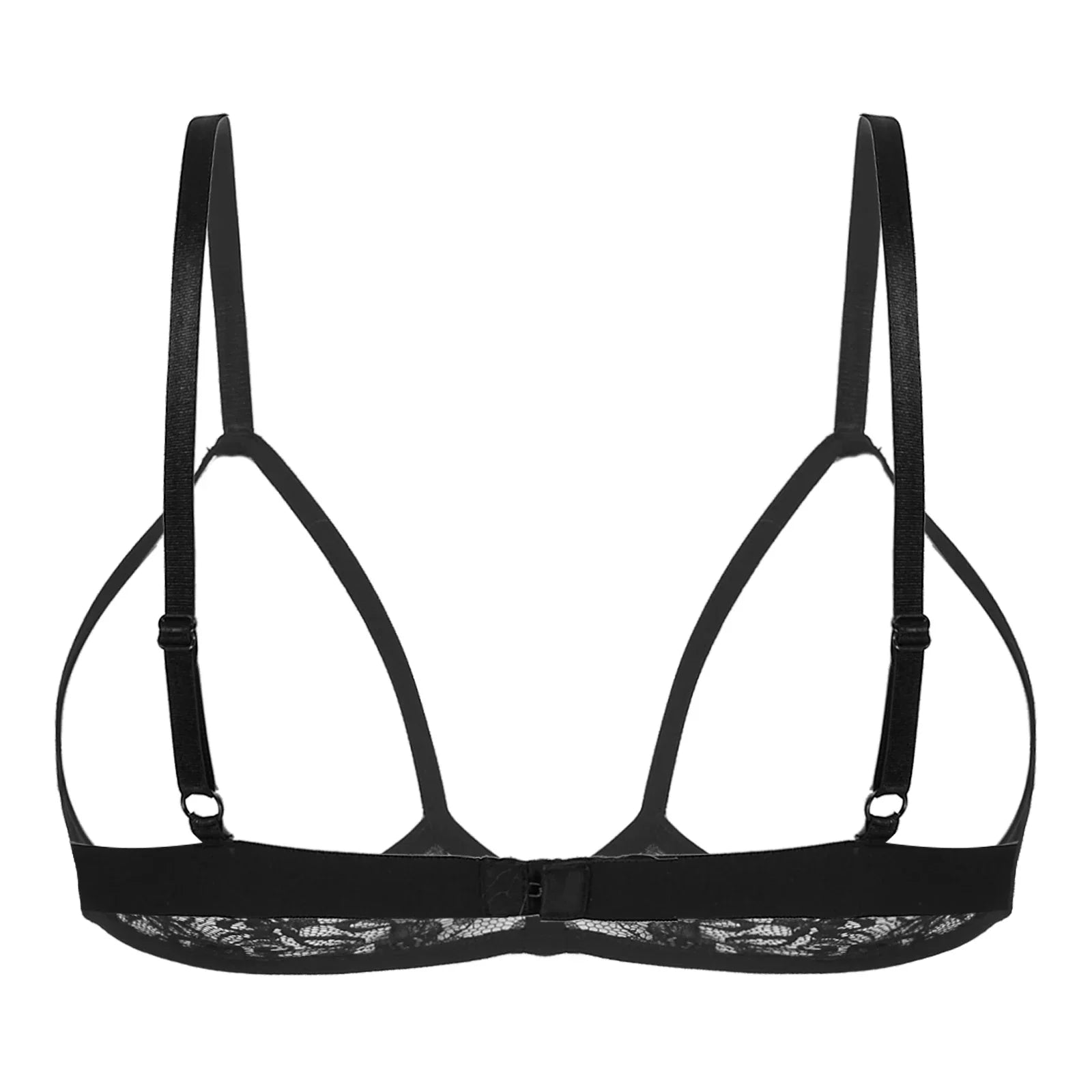 Sheer Open Harness Bra