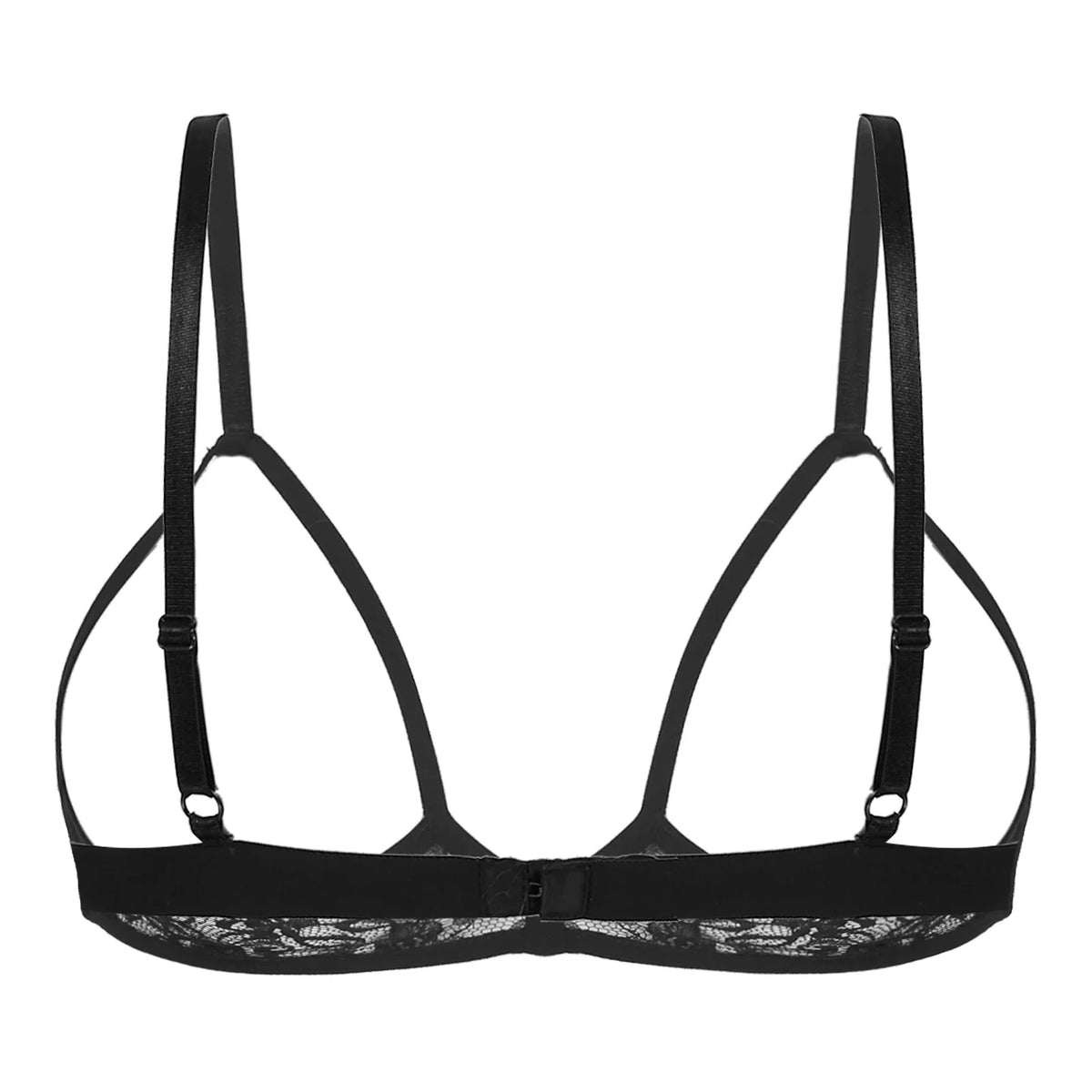 Sheer Open Harness Bra