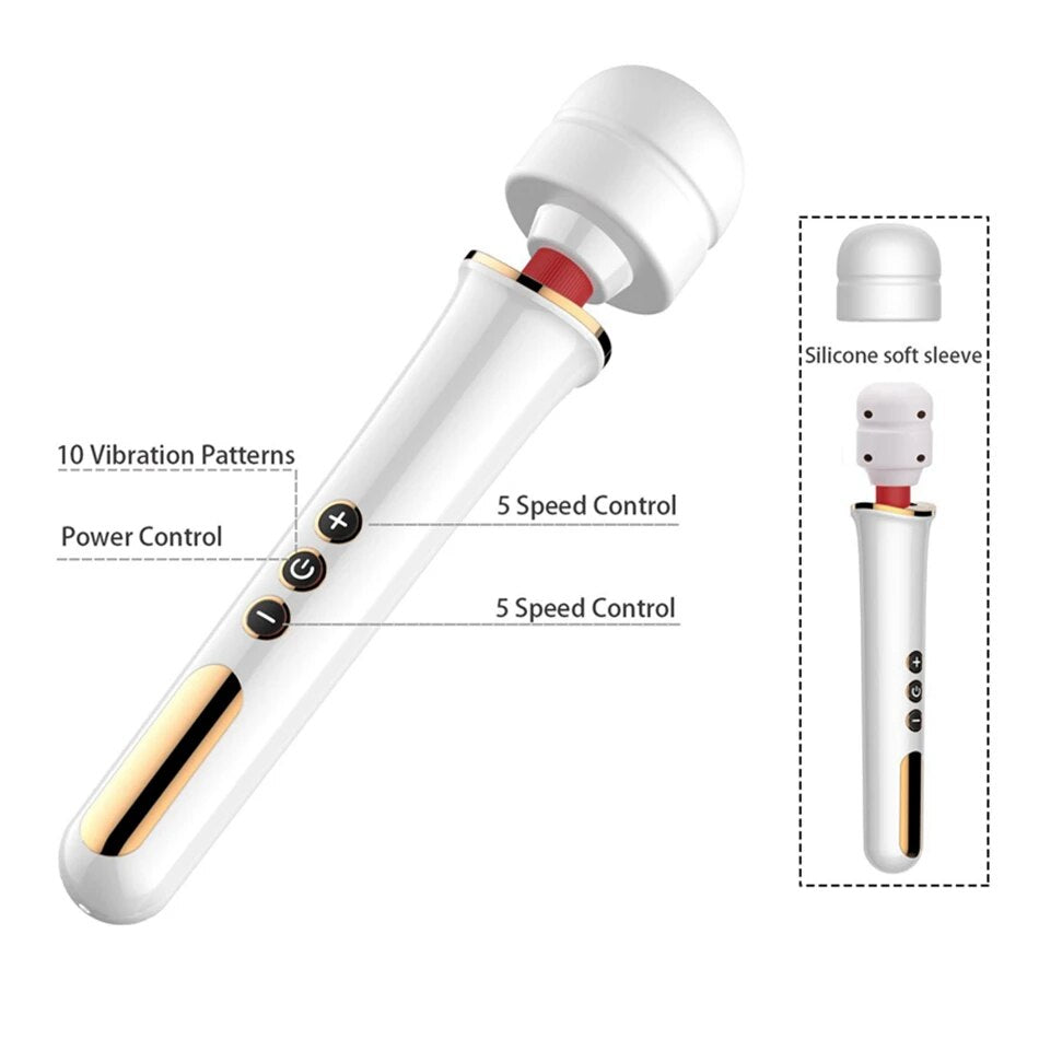 Wireless Magic Wand Massager — view 6 | Lavah Pleasure