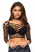 Wide Net Crop Top — Impact Toy | Lavah Pleasure