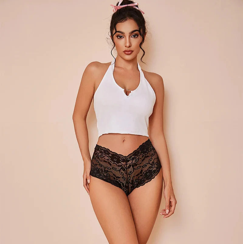 Lovely Lace Briefs - Pack of 5 — view 3 | Lavah Pleasure