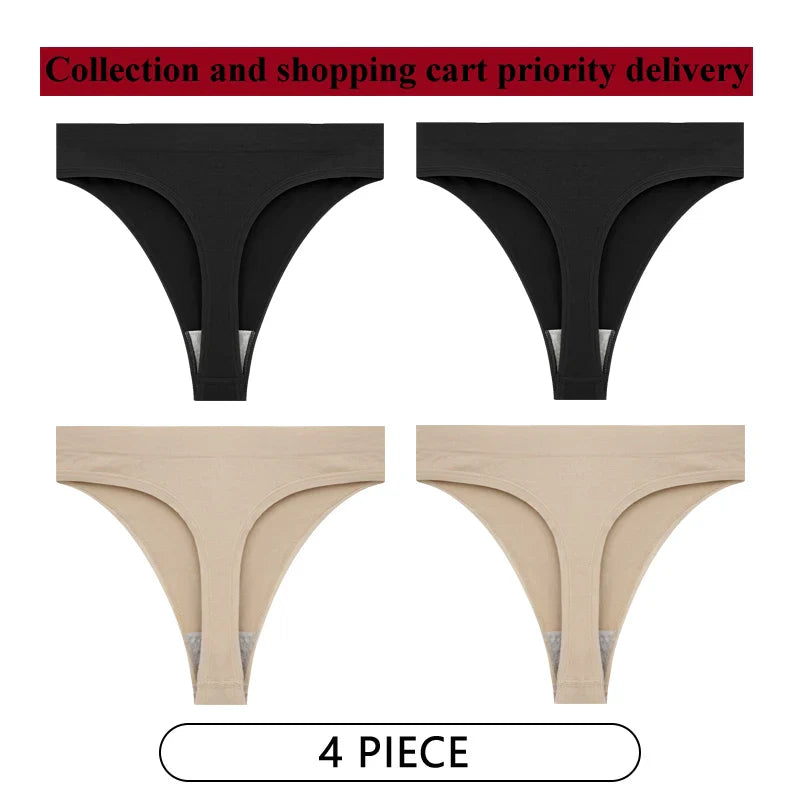 Everyday Comfort Thong - 4-Piece Set