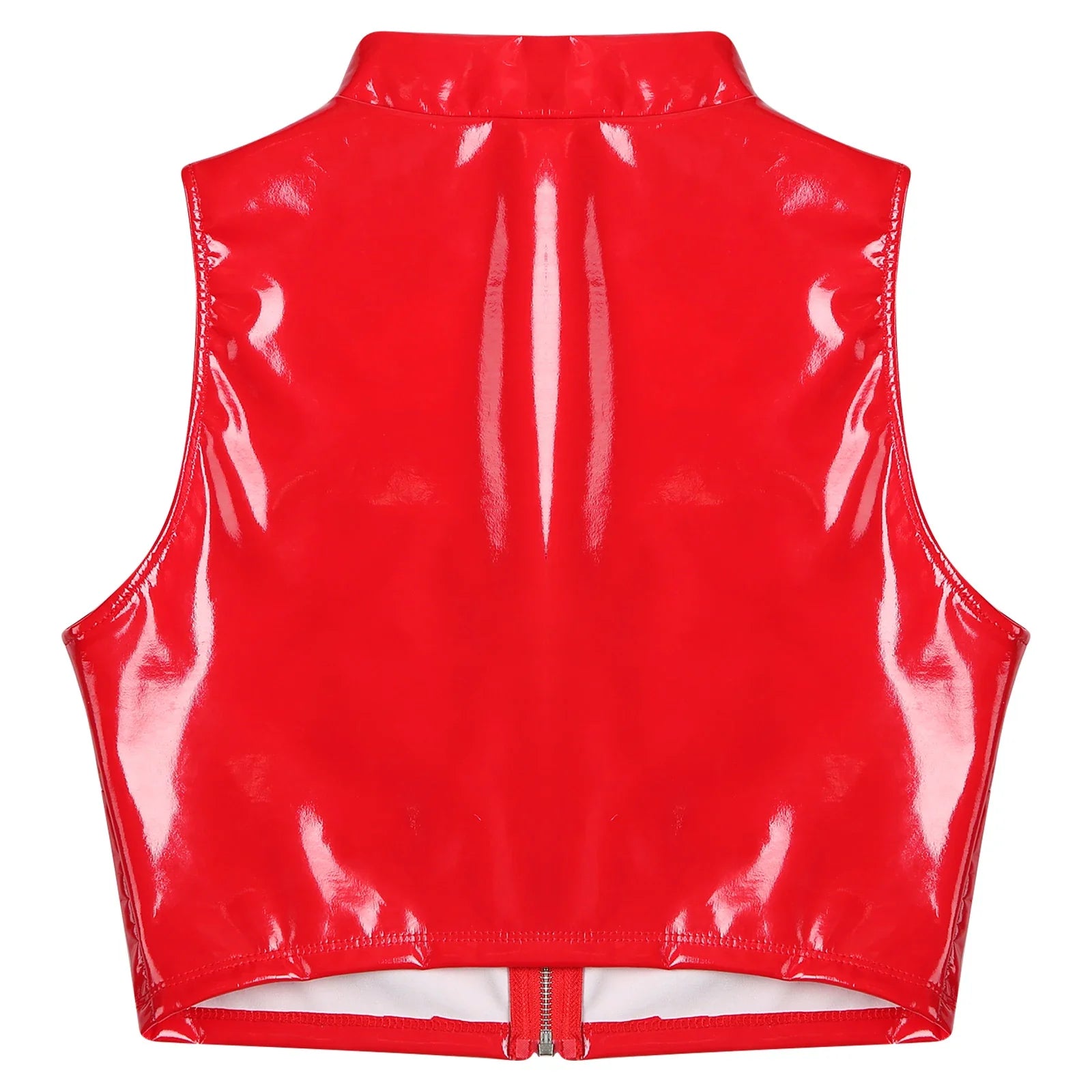 Wetlook Reveal Zipper Top