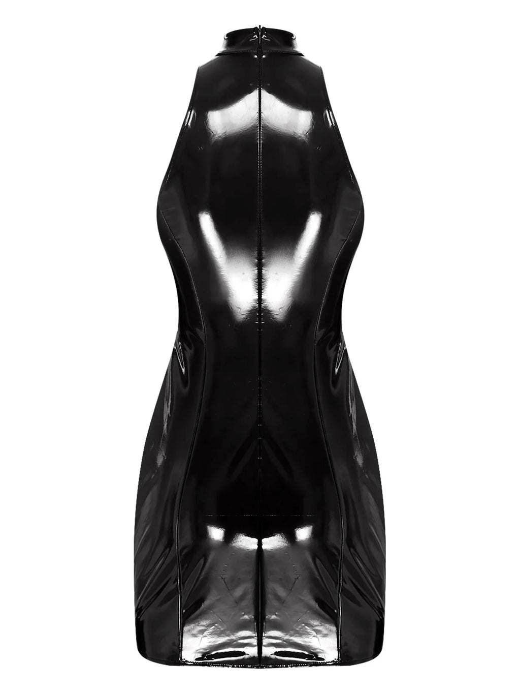 Roxanne High-Shine Cut-Out Mini Dress