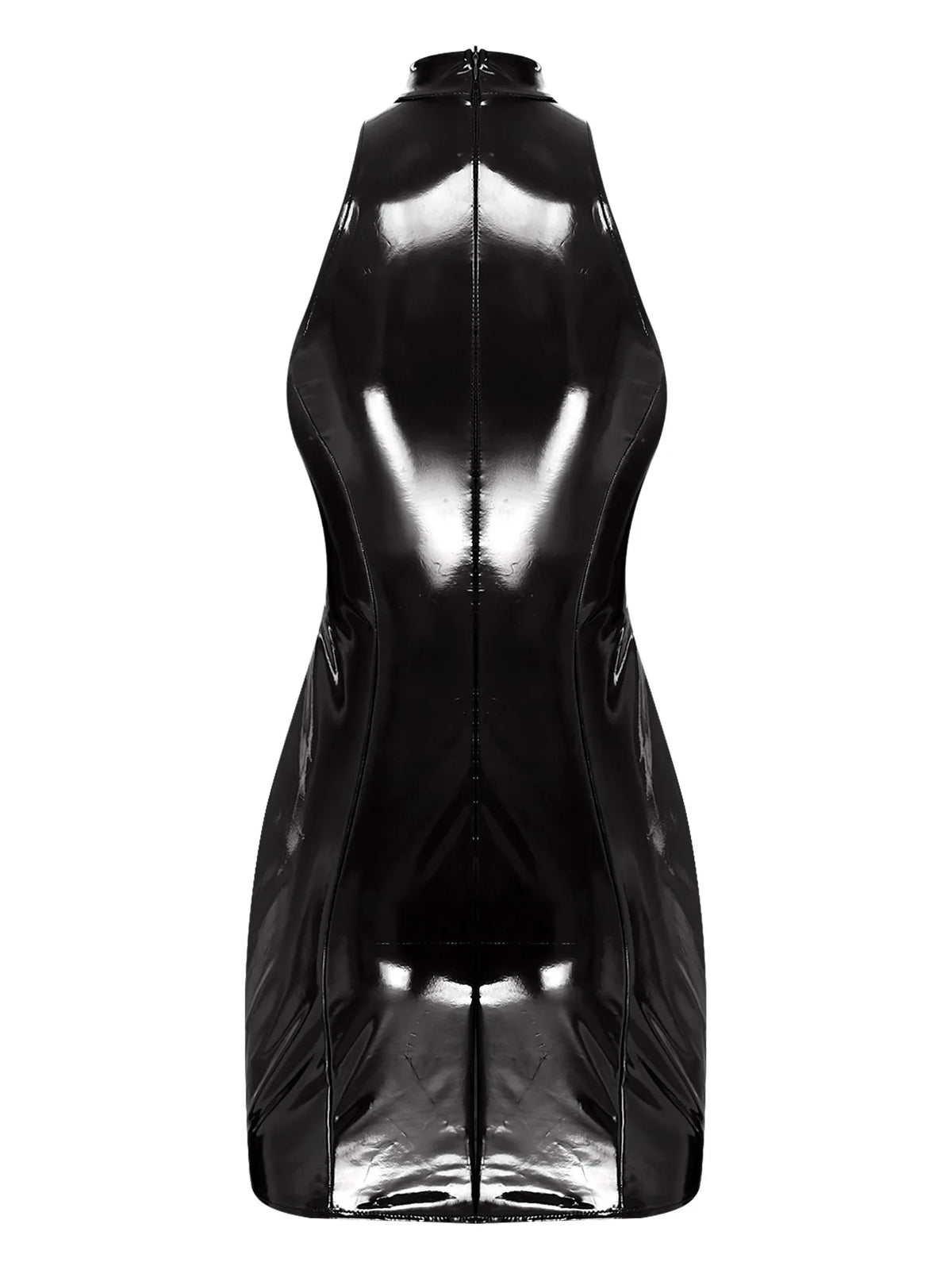 Roxanne High-Shine Cut-Out Mini Dress