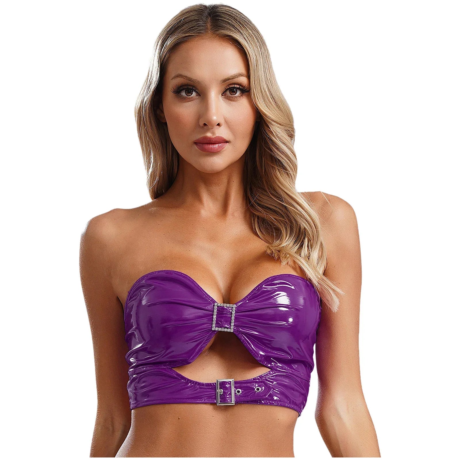 Electric Edge Crop Top