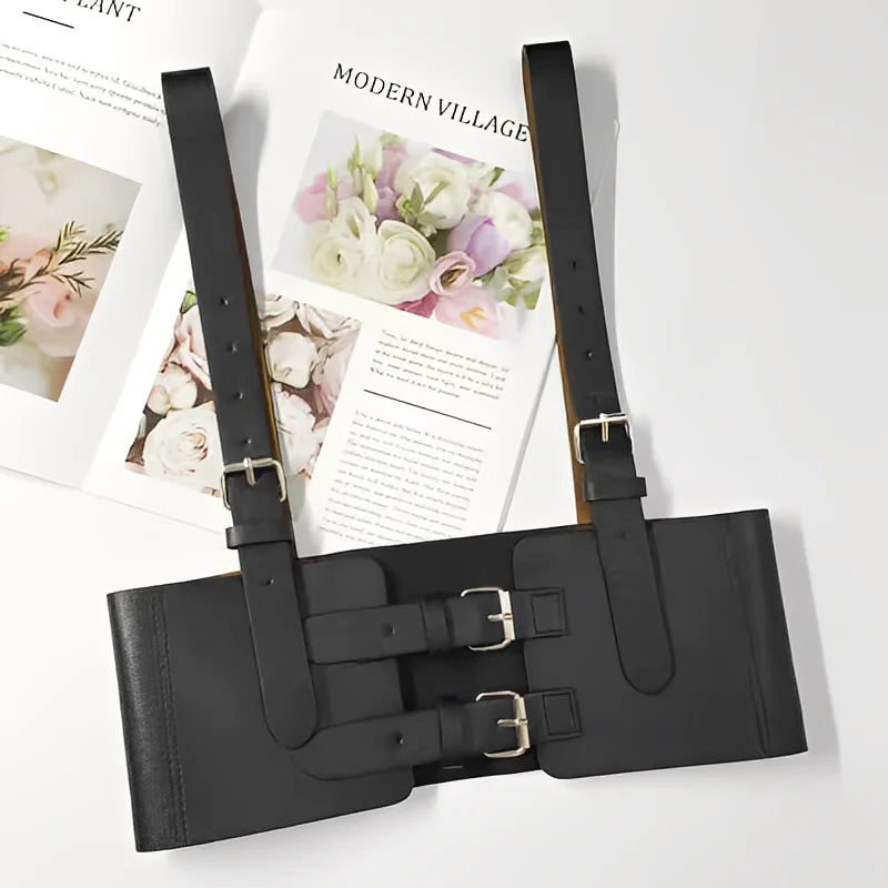 Knox Faux-Leather Cage Belt