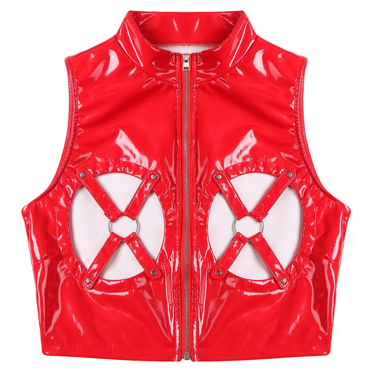Wetlook Reveal Zipper Top — view 7 | Lavah Pleasure