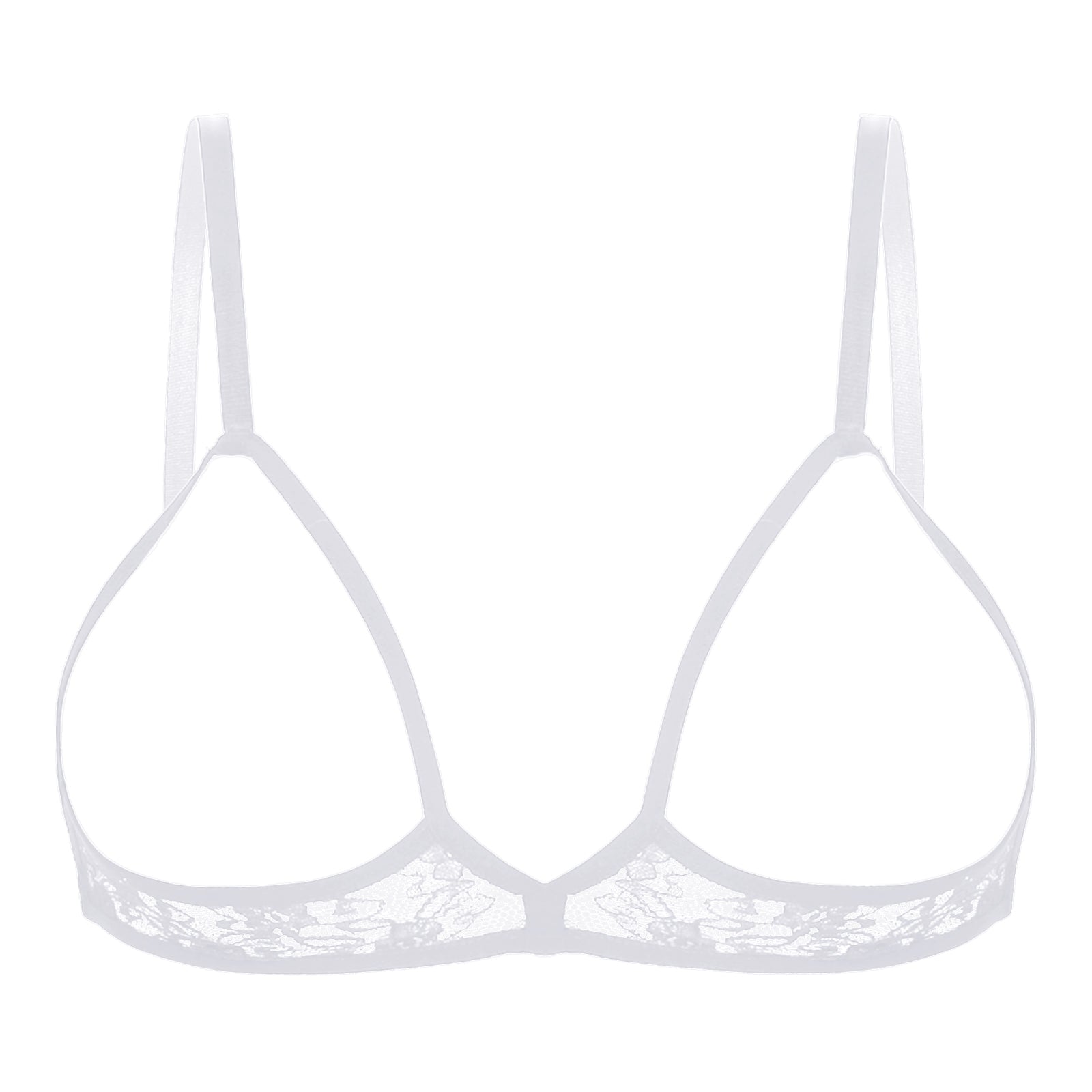 Sheer Open Harness Bra