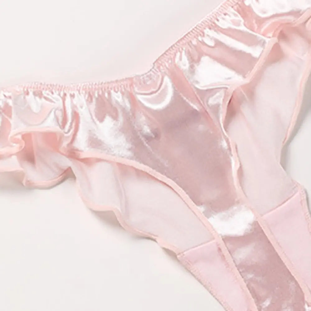 Romantic Satin Thong