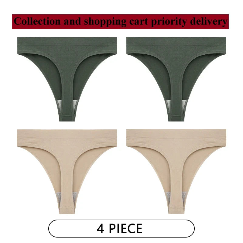 Everyday Comfort Thong - 4-Piece Set