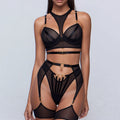 Astrid Mesh Harness Garter Set