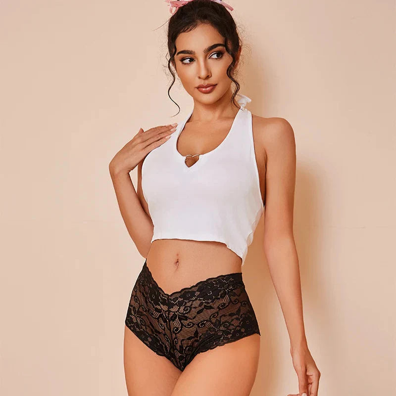 Lovely Lace Briefs - Pack of 5 — view 4 | Lavah Pleasure