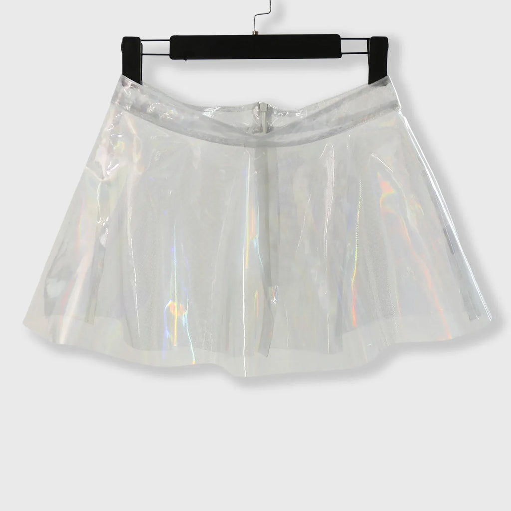 Nova Holographic Mini Skirt