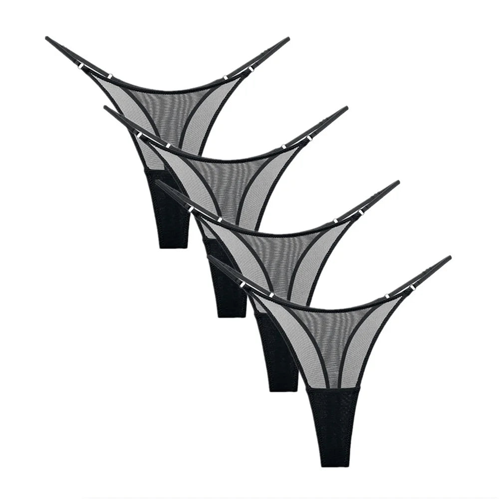 FlexFit Sheer Thong (4 Pack) — view 7 | Lavah Pleasure