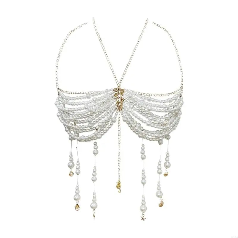 Brisa Pearl Bodychain Bra