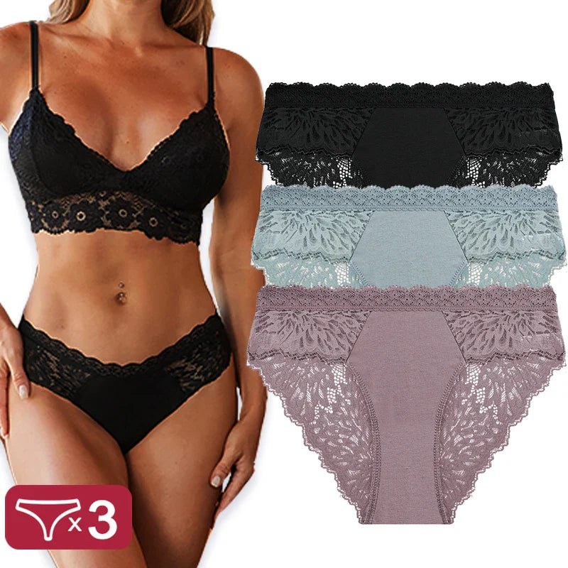 Lace Panty 3 Pack — view 11 | Lavah Pleasure