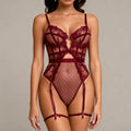 Odette Lace Garter Bodysuit