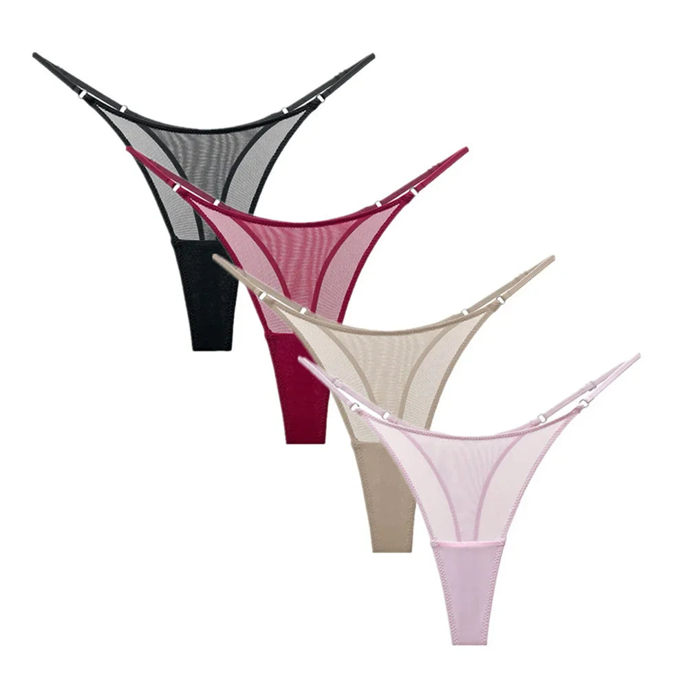 FlexFit Sheer Thong (4 Pack) — view 2 | Lavah Pleasure