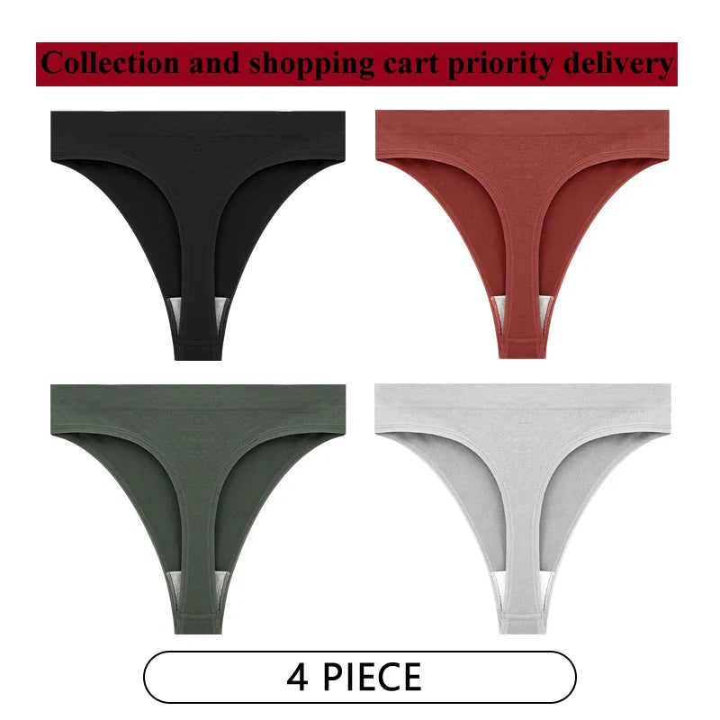 Everyday Comfort Thong - 4-Piece Set