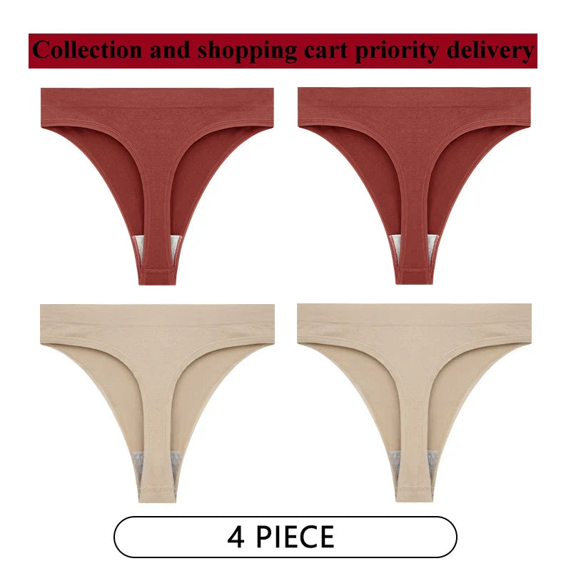 Everyday Comfort Thong - 4-Piece Set
