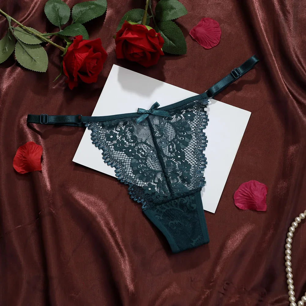 Farah Adjustable Lace Thong