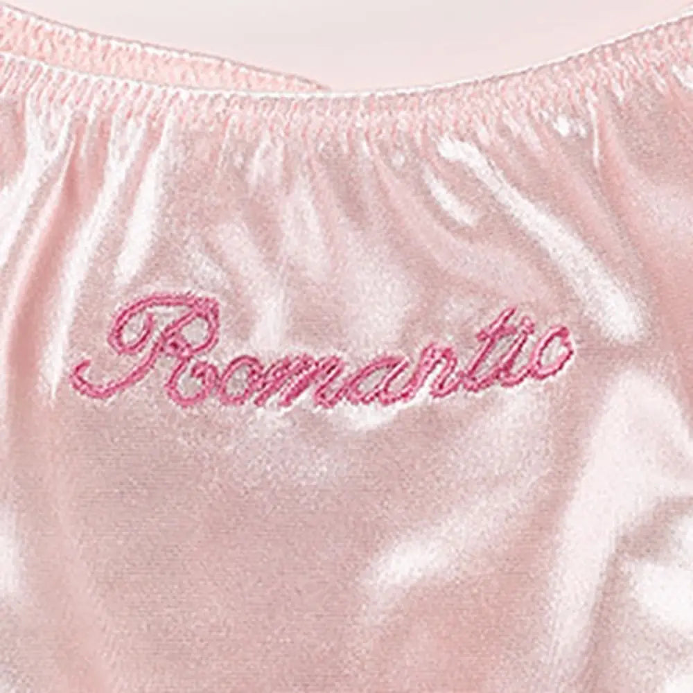 Romantic Satin Thong