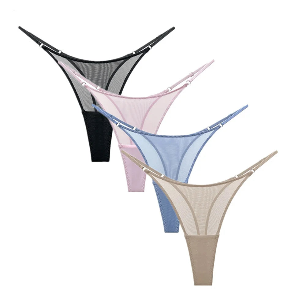 FlexFit Sheer Thong (4 Pack) — view 3 | Lavah Pleasure