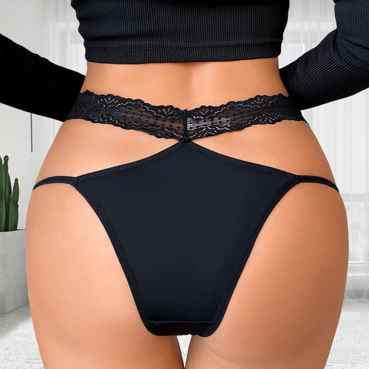 Scarlett Double Waistband Panty — view 2 | Lavah Pleasure