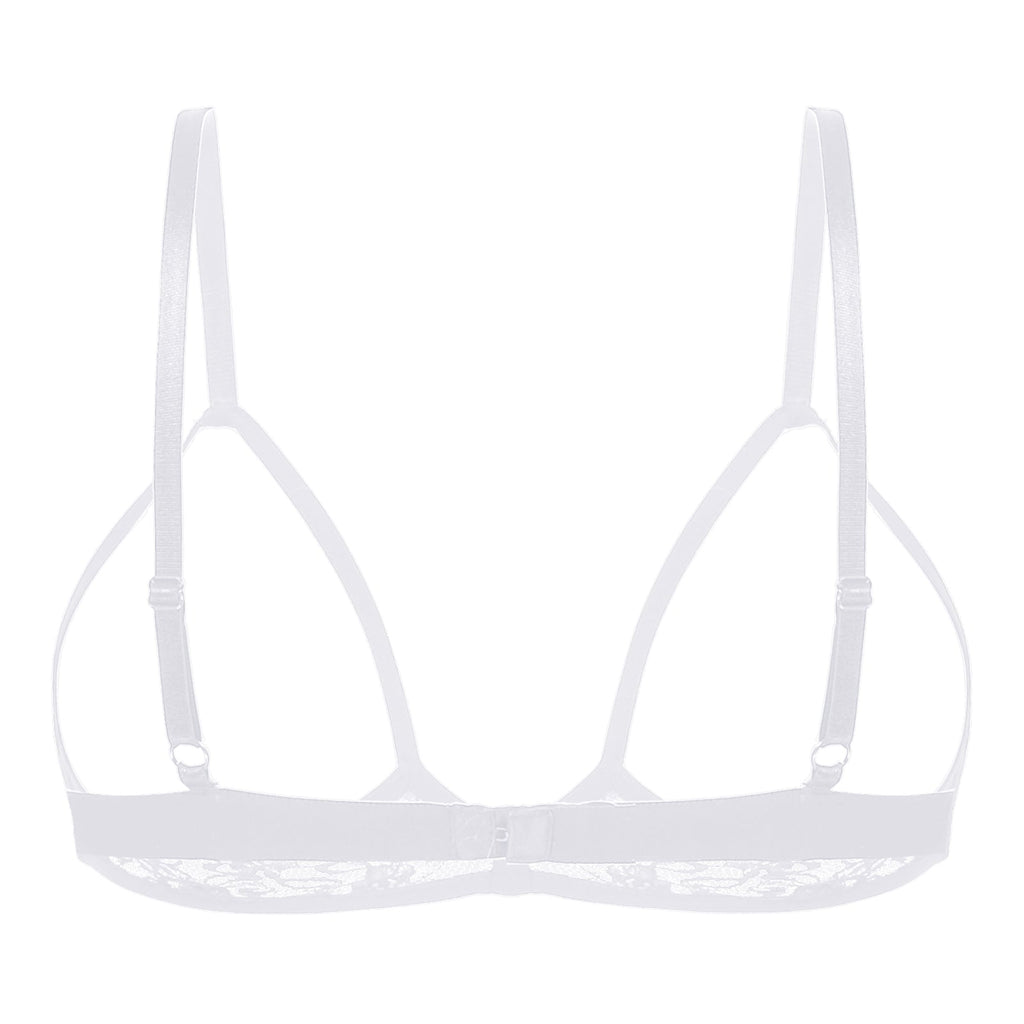Sheer Open Harness Bra