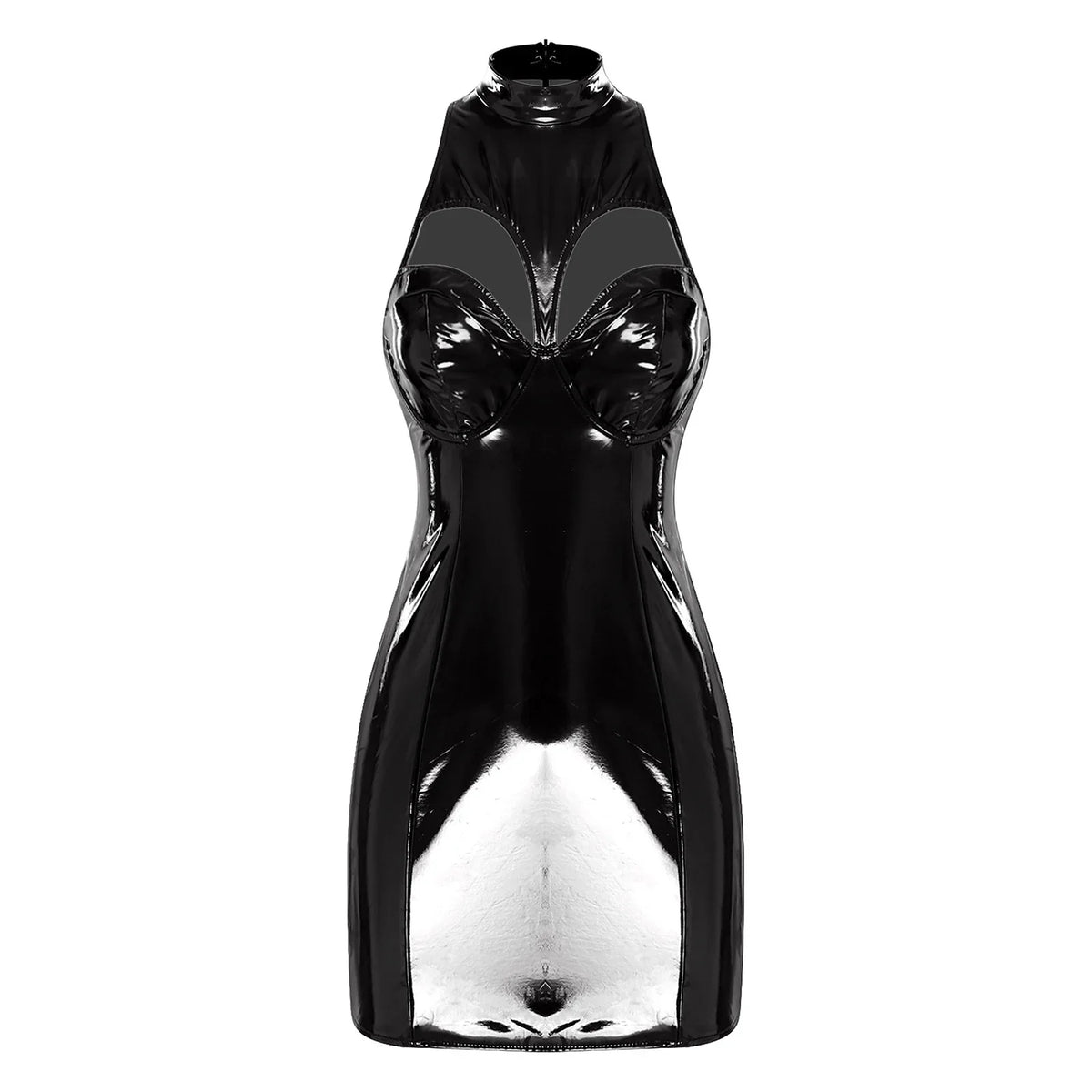 Roxanne High-Shine Cut-Out Mini Dress