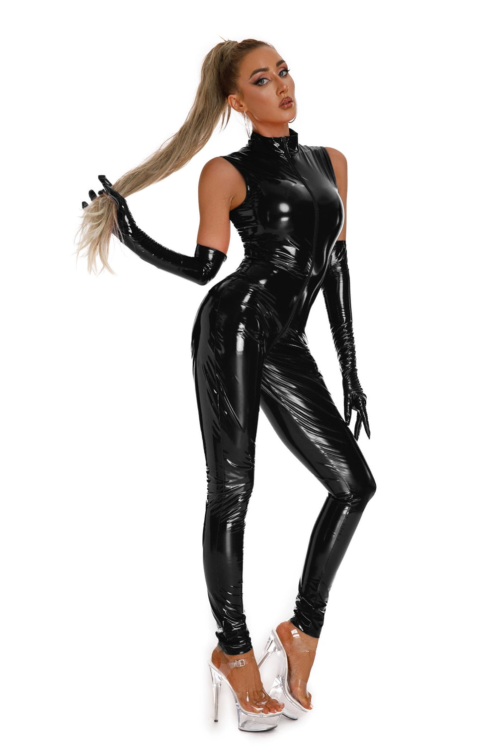 Lara Wetlook Catsuit — view 5 | Lavah Pleasure