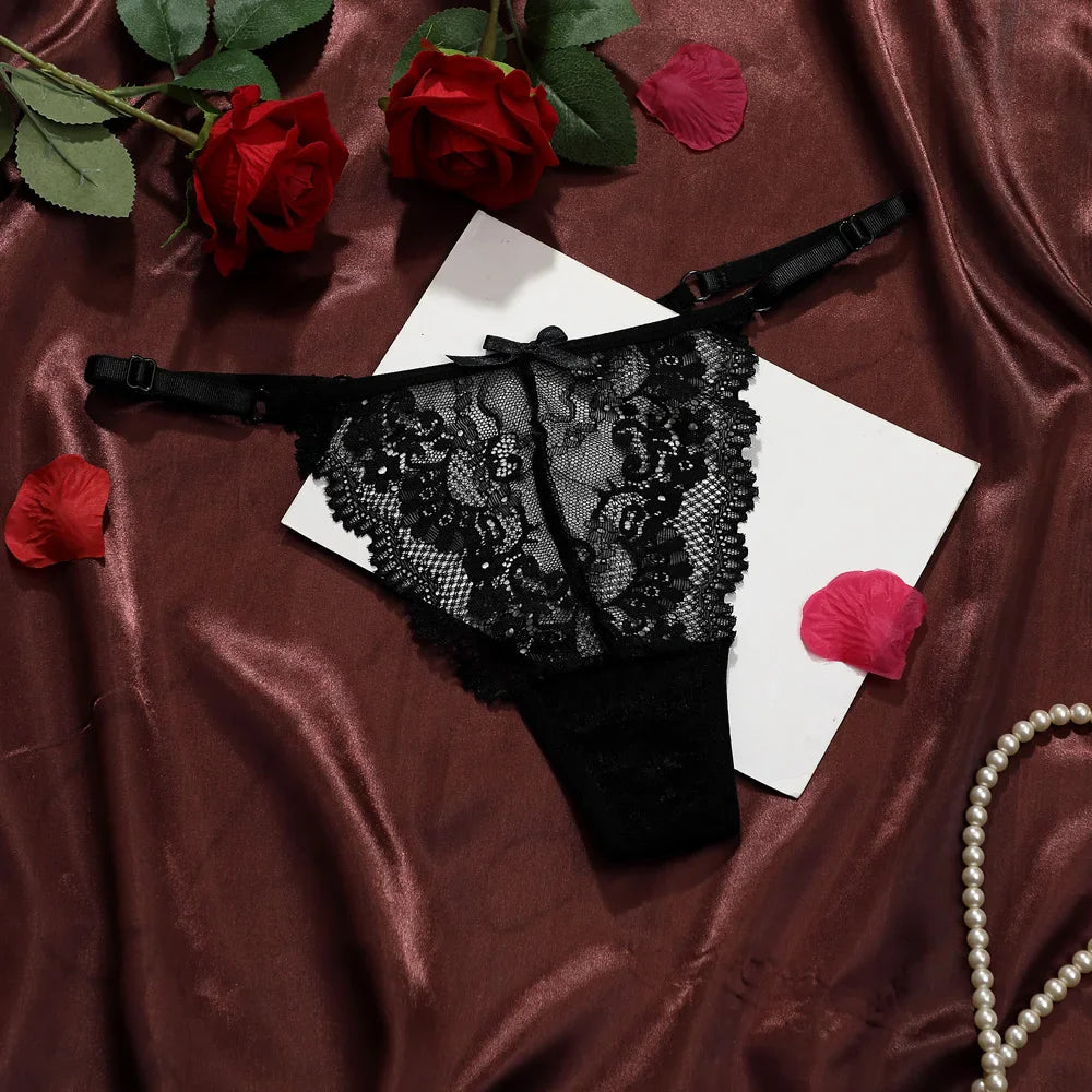 Farah Adjustable Lace Thong