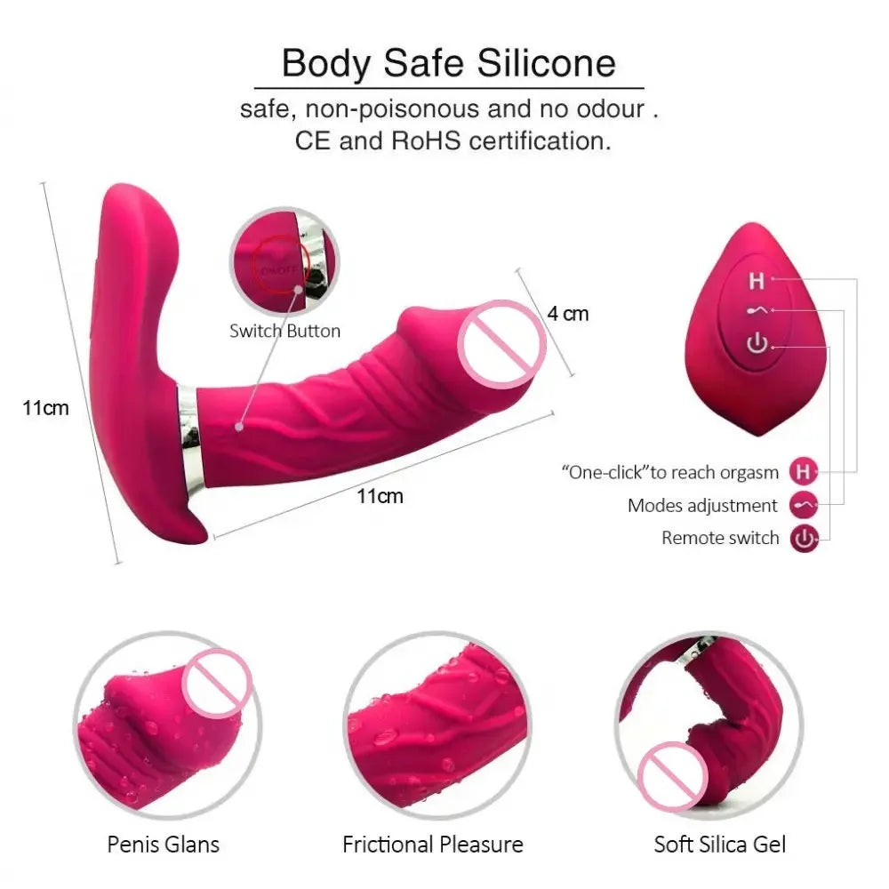 Phantom Wireless Remote Control Stimulator — view 2 | Lavah Pleasure