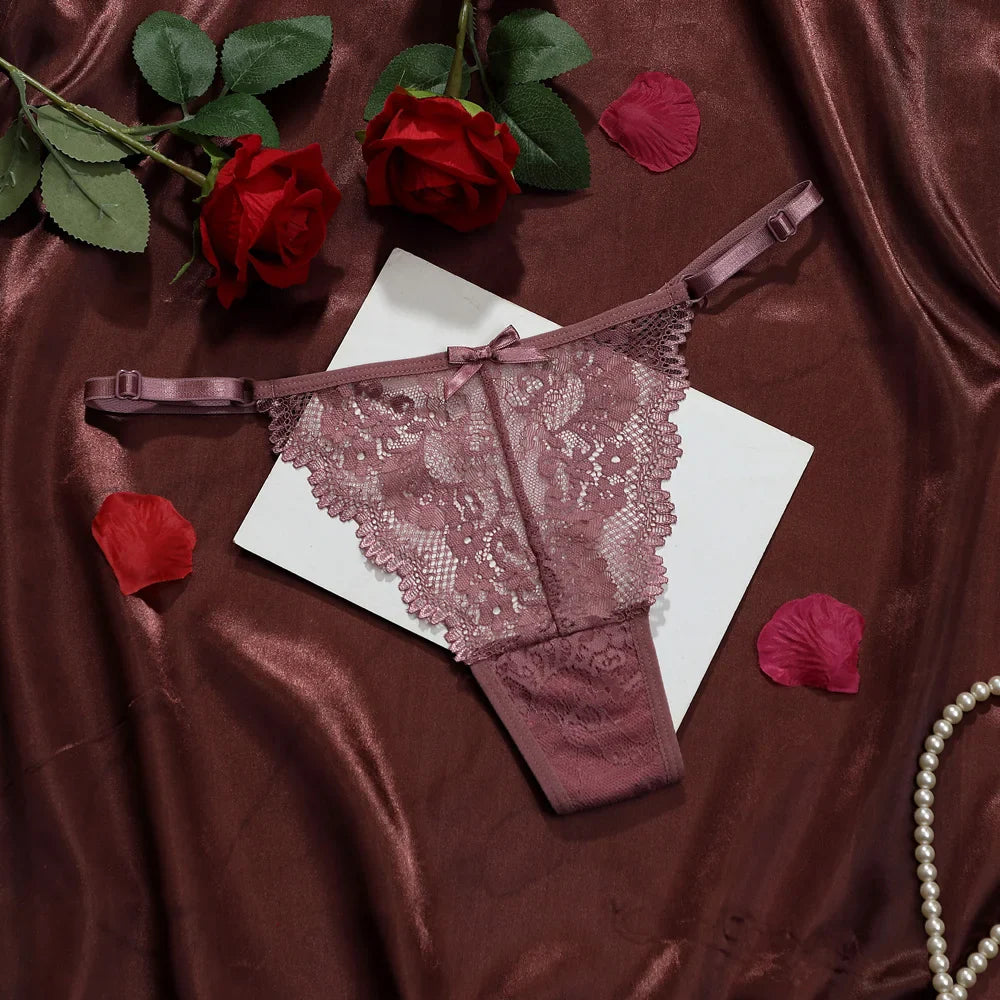 Farah Adjustable Lace Thong