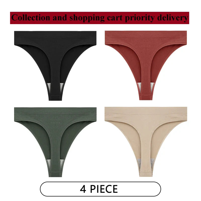 Everyday Comfort Thong - 4-Piece Set