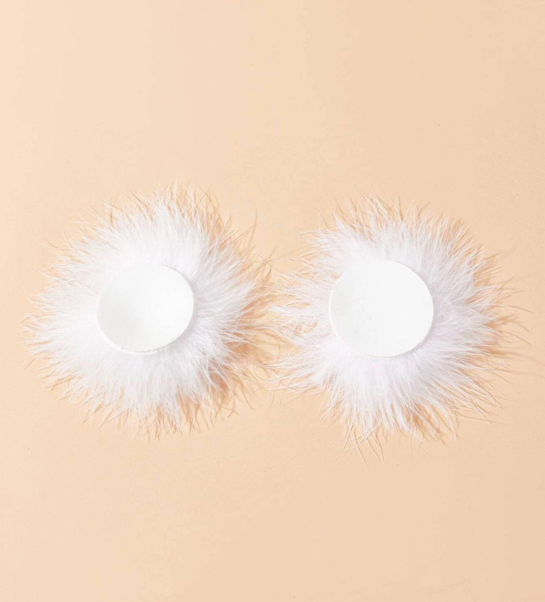Faux Fur Pasties — view 2 | Lavah Pleasure