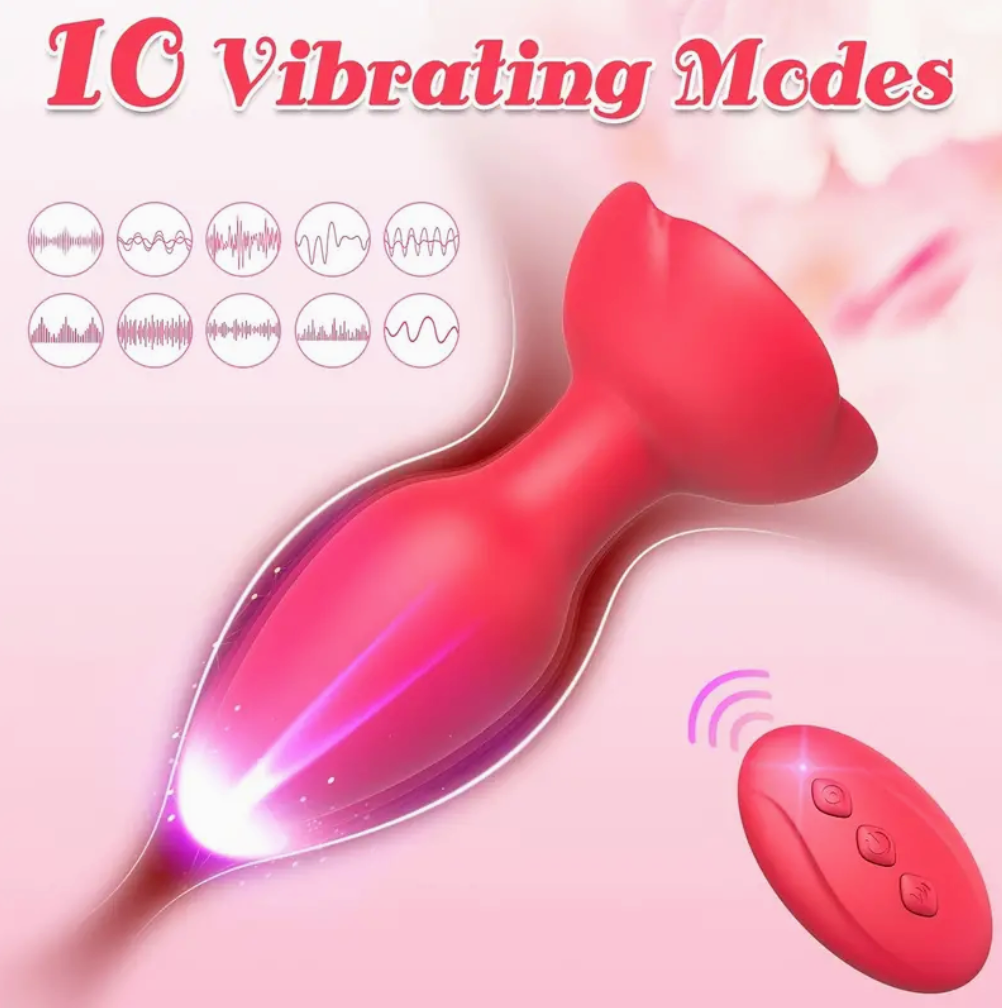 Rose Remote Control Vibrating Stimulator — view 2 | Lavah Pleasure
