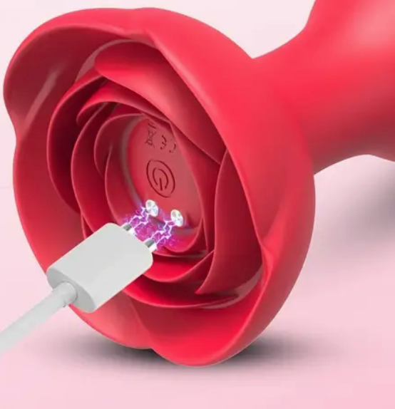 Rose Remote Control Vibrating Stimulator