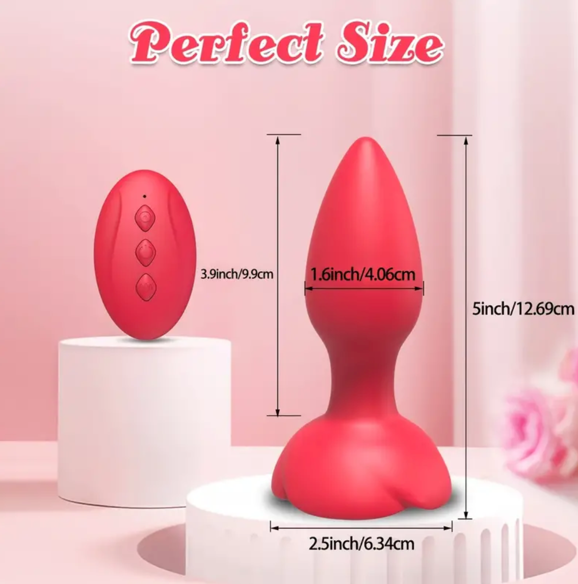 Rose Remote Control Vibrating Stimulator — view 4 | Lavah Pleasure