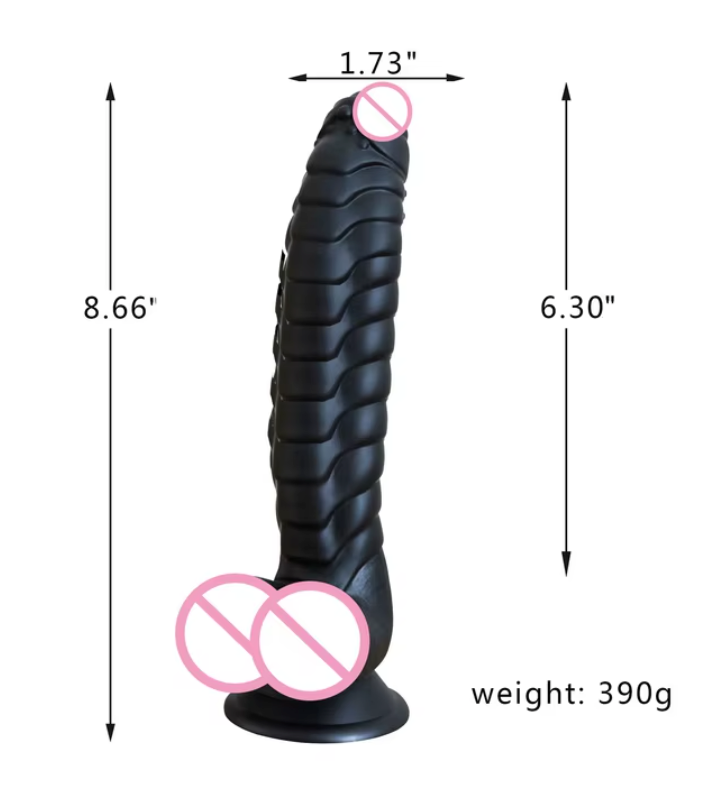 Dinosaur Dragon 8.6" Huge Thick Monster Silicone Animal Dildo For Women