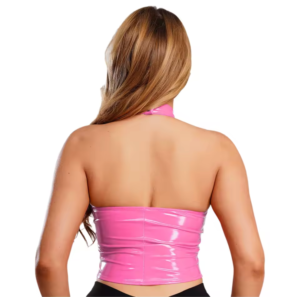 Raven Lace-Up Halter Top