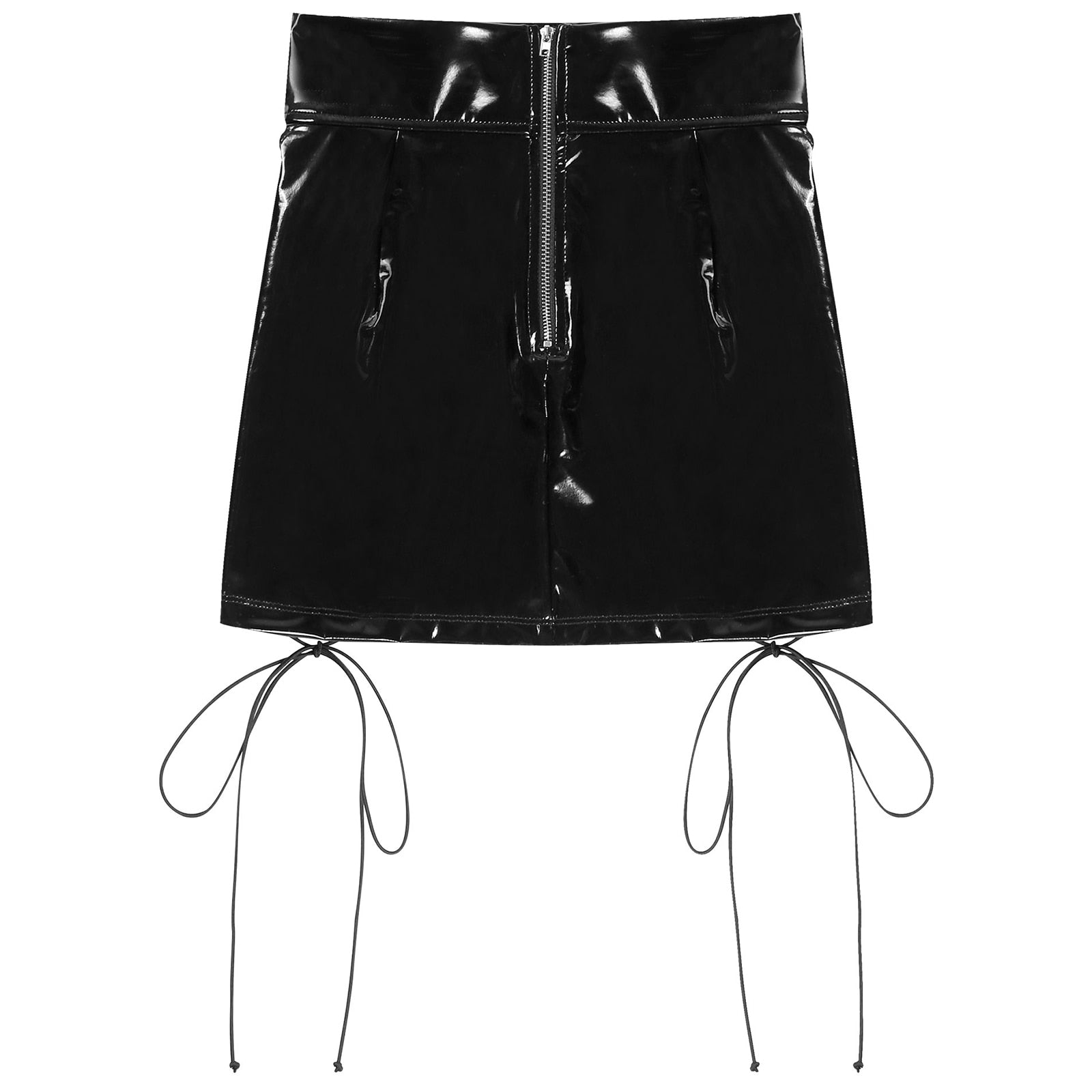 Lace Me Up Wetlook Skirt