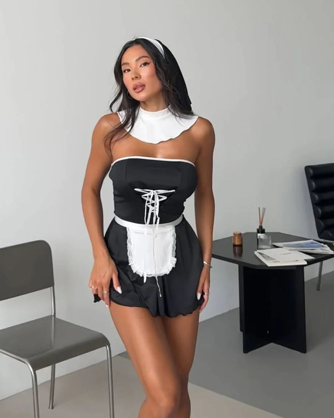 Forbidden Vows Nun Costume Set — view 2 | Lavah Pleasure