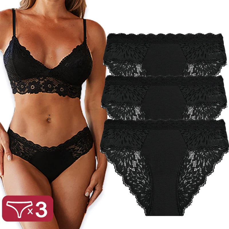 Lace Panty 3 Pack — view 9 | Lavah Pleasure