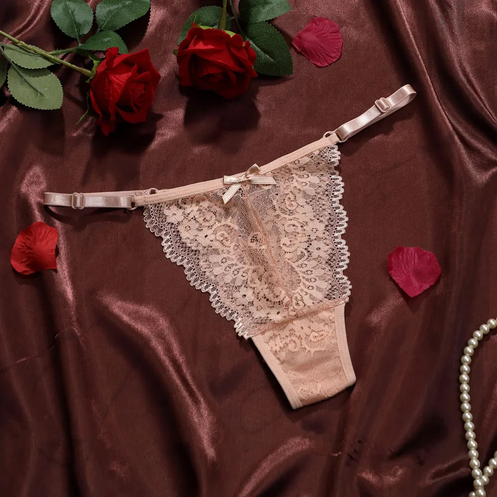 Farah Adjustable Lace Thong