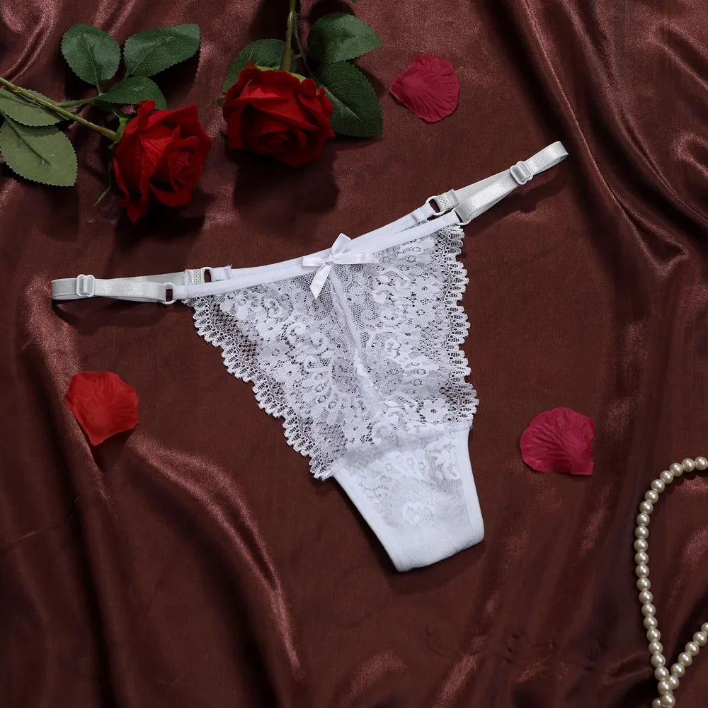 Farah Adjustable Lace Thong