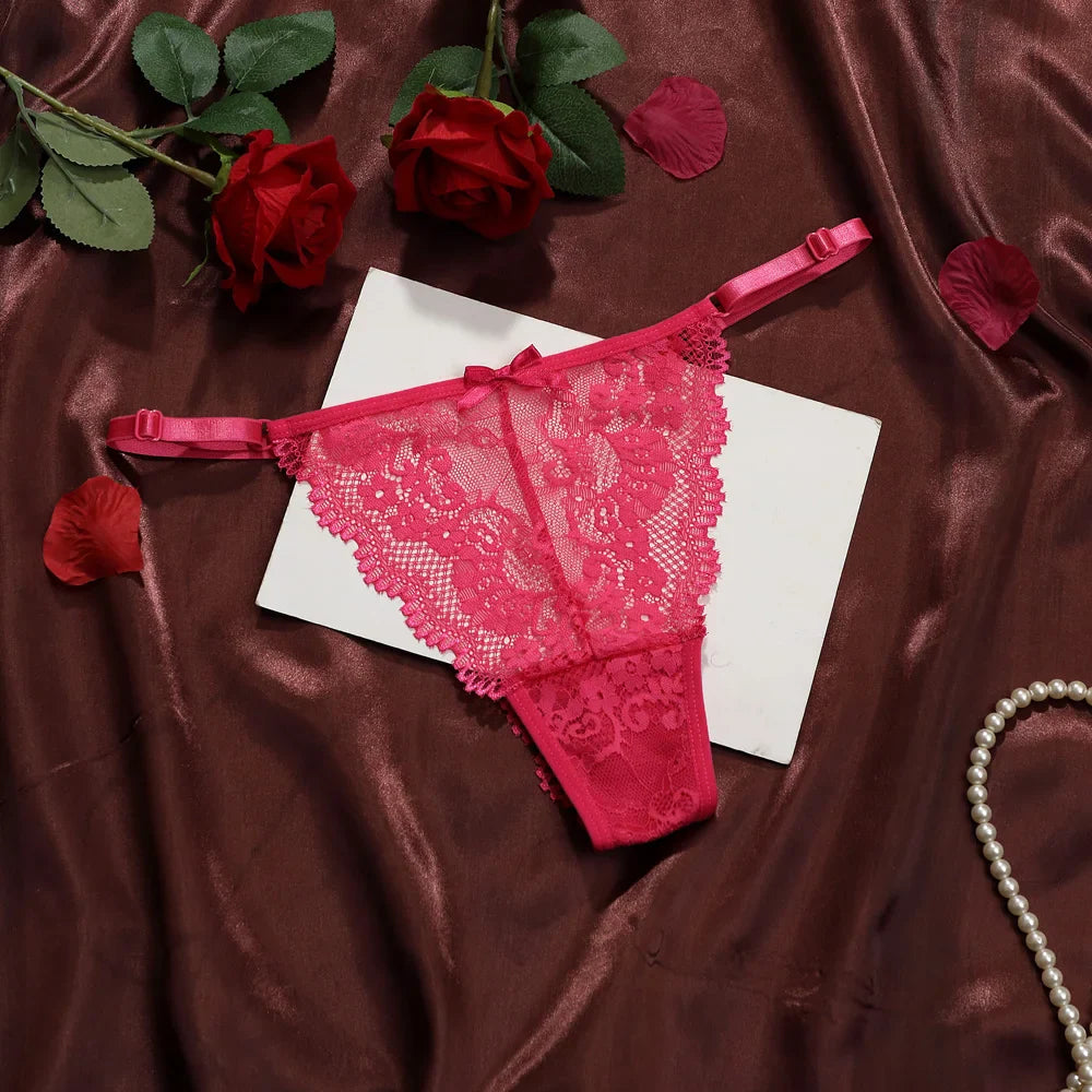 Farah Adjustable Lace Thong