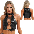 Lena Leather Top — view 6 | Lavah Pleasure