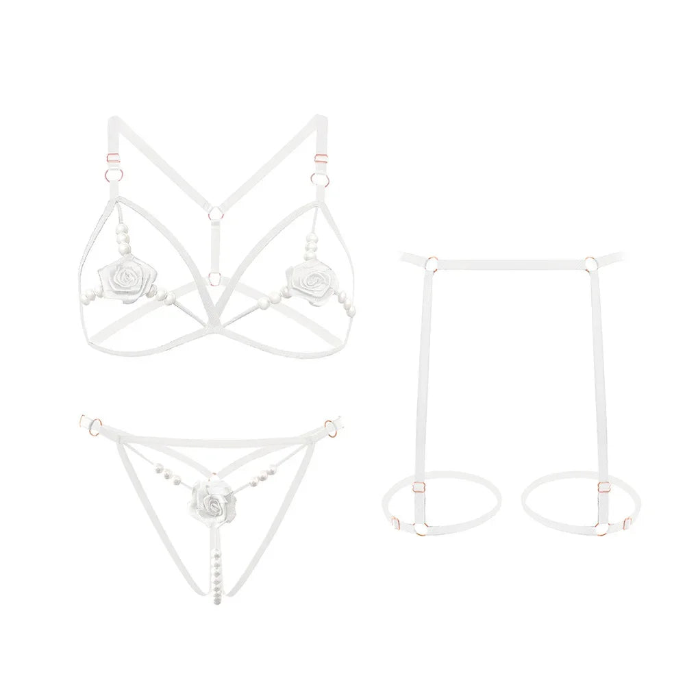 Petal and Pearl Set — view 9 | Lavah Pleasure